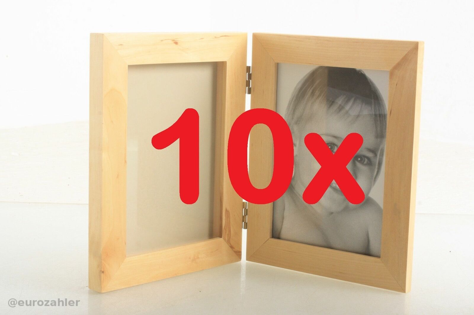 10-Stueck-Fotorahmen-13x18cm-natural-3D-Bilderrahmen-Hand-Pfoten-Abdruck-Gesc-313787900391