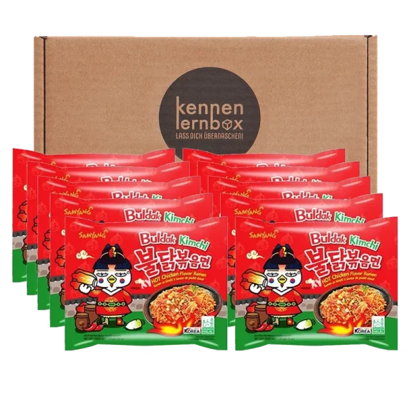 2 x 5er Pack Buldak Kimchi | Die beliebten Hot Chicken Ramen aus Korea | Extrem scharfe Instant Nudeln - Lebensmittel Sale – Große Auswahl & Top Preise | Kostenloser Versand ab 40€