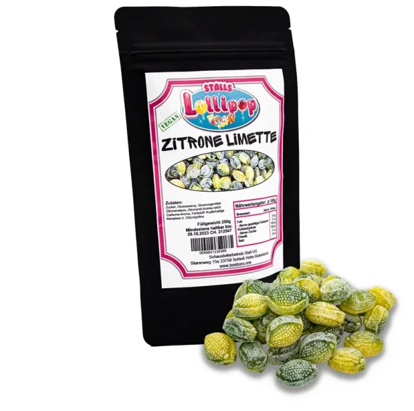 ?? Stalls Lollipop Vegan: Zitrone-Limette-Bonbons! ? - Lebensmittel Sale – Große Auswahl & Top Preise | Kostenloser Versand ab 40€