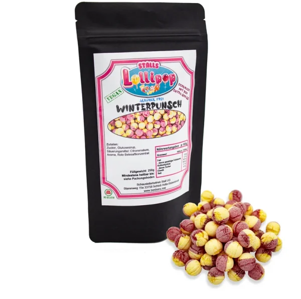 ?? Vegane Genussmomente: Stalls Lollipop Winterpunsch-Bonbons im Doypack! ?? - Lebensmittel Sale – Große Auswahl & Top Preise | Kostenloser Versand ab 40€