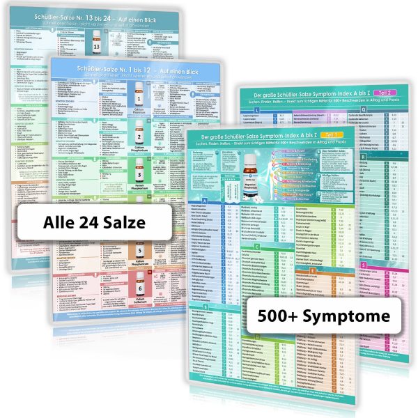 [4er Set] 4er Set Das komplette Schüßler-Salze-System für Praxis und Alltag - Lebensmittel Sale – Große Auswahl & Top Preise | Kostenloser Versand ab 40€