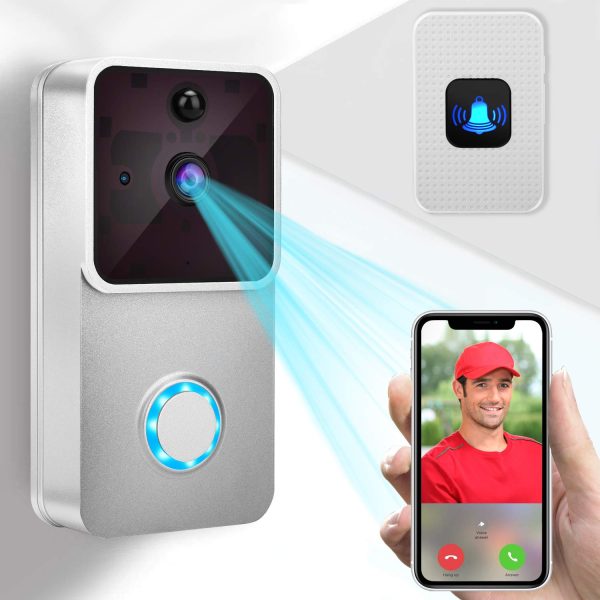 1080P HD Video Türklingel WiFi kamera mit 2 wiederaufladbare Batterien - Lebensmittel Sale – Große Auswahl & Top Preise | Kostenloser Versand ab 40€