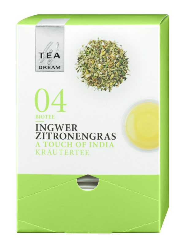 „Tea-Dream“ Bio-Ingwer-Zitronengras Kräutertee 04 - Lebensmittel Sale – Große Auswahl & Top Preise | Kostenloser Versand ab 40€