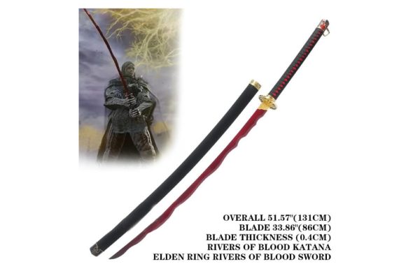 „Rivers of blood“ – Schwert aus Eldenring – längste Version mit 131cm ! - Lebensmittel Sale – Große Auswahl & Top Preise | Kostenloser Versand ab 40€