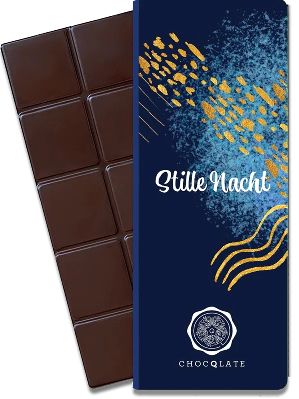„Stille Nacht“ Pure Schokolade 73% mit Virgin Cacao - Lebensmittel Sale – Große Auswahl & Top Preise | Kostenloser Versand ab 40€