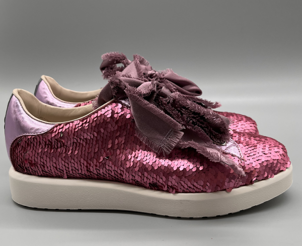 181 by Alberto Gozzi Damen Sneaker Lepisma mit Wendepailetten in Pink und Silber - Lebensmittel Sale – Große Auswahl & Top Preise | Kostenloser Versand ab 40€