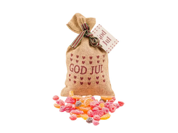 20 Jutesäcke im Weihnachtsdesign mit gemischten Fruchtbonbons 500g - Lebensmittel Sale – Große Auswahl & Top Preise | Kostenloser Versand ab 40€