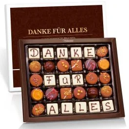 „DANKE FÜR ALLES“ Kollektion mit 30 Pralinen - Lebensmittel Sale – Große Auswahl & Top Preise | Kostenloser Versand ab 40€