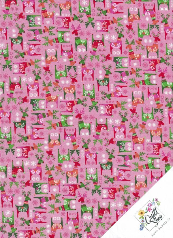 „CHRISTMAS BRIGHTS RUDOLPH“ Weihnachtsstoff Nr. 241011 - Lebensmittel Sale – Große Auswahl & Top Preise | Kostenloser Versand ab 40€