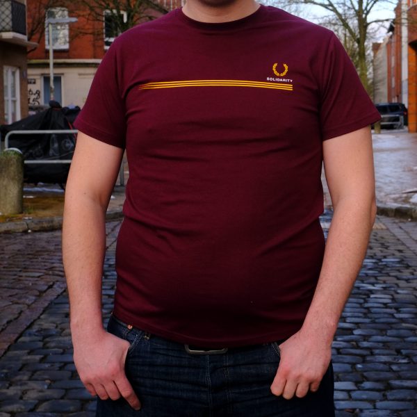 „Solidarity plain“ T-Shirt (bordeaux) - Lebensmittel Sale – Große Auswahl & Top Preise | Kostenloser Versand ab 40€