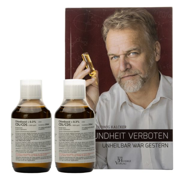 2 CDL 250 ml Braunglas & Buch Andreas Kalcker Gesundheit verboten Set 2 - Lebensmittel Sale – Große Auswahl & Top Preise | Kostenloser Versand ab 40€