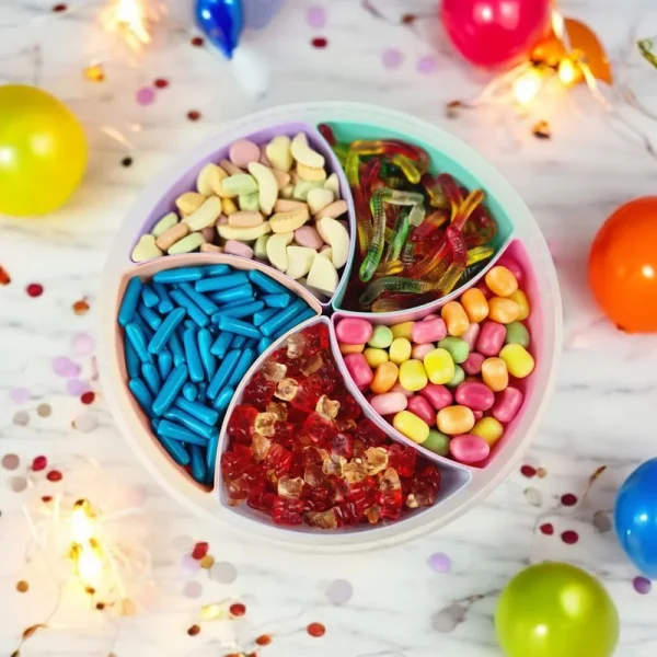 „Der Runde Bunte“ – Naschteller - Lebensmittel Sale – Große Auswahl & Top Preise | Kostenloser Versand ab 40€